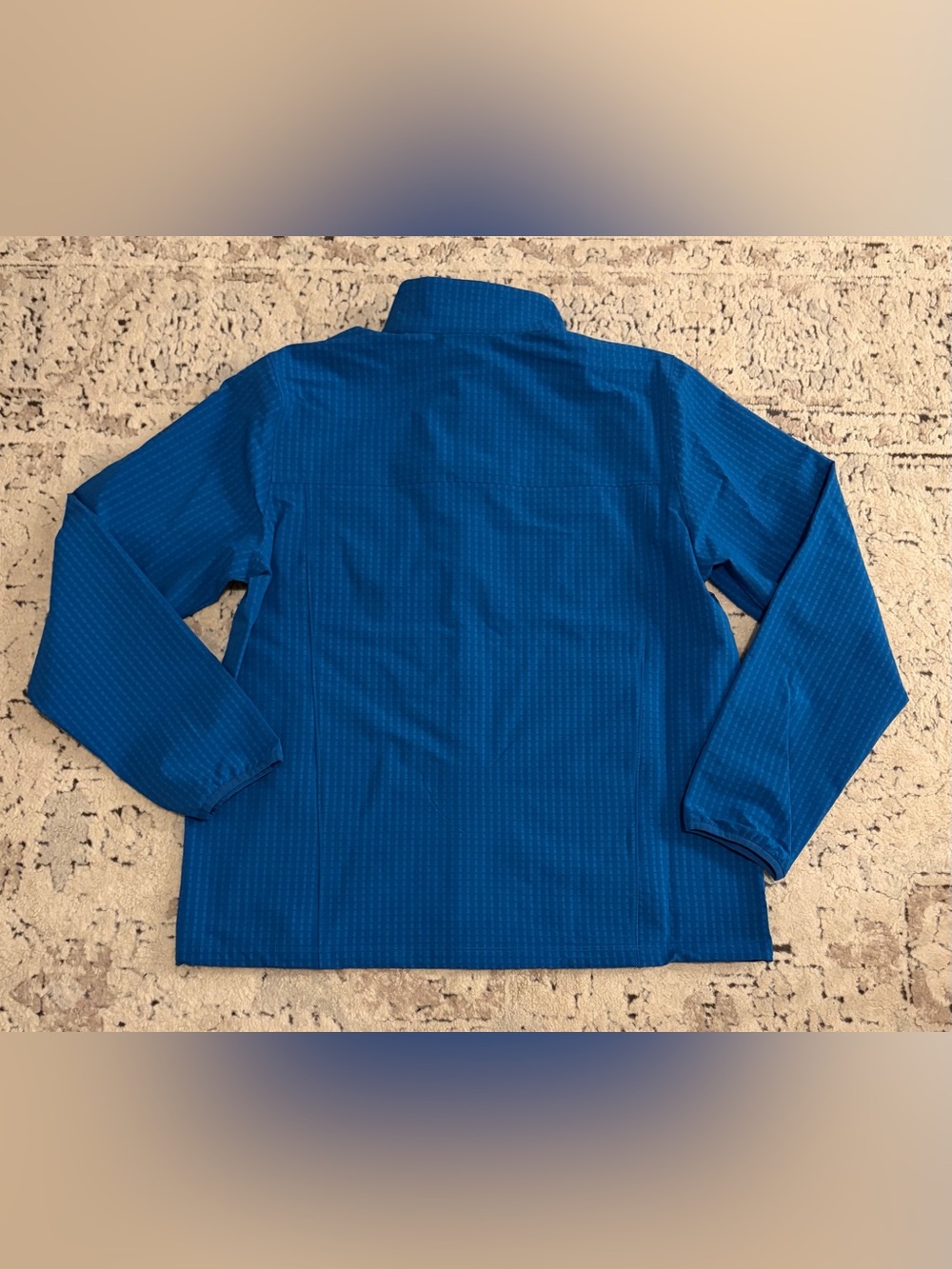 $129 Eddie Bauer Sandstone Grid Blue Jacket Men’s Size: Large - Picture 6 of 8